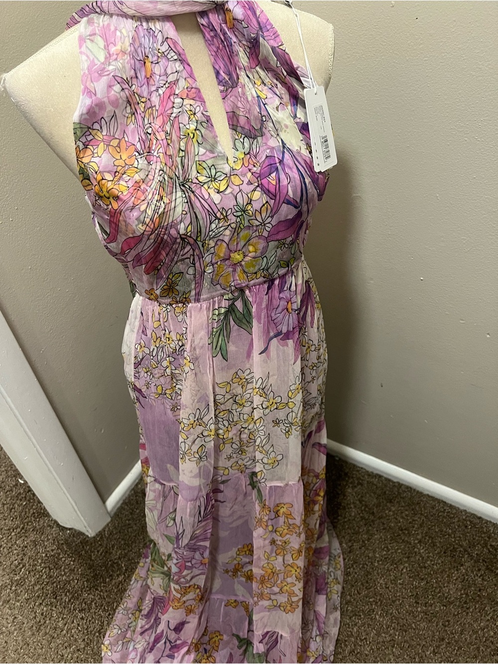 Johnny Was silk new with tags dress $480 retail